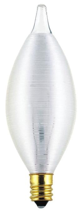 Westinghouse 40C11/GLOWESCENT/CB | 40W C11 Glowescent White E12 Base 120V