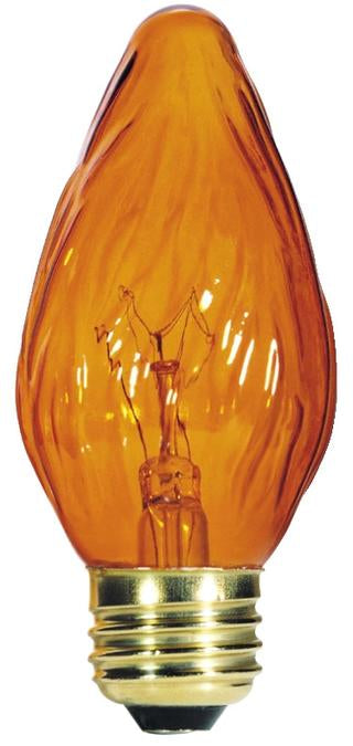 Westinghouse 40F15/A 2CD | 40W F15 Incandescent Amber E26 Base 120V 2-Pack