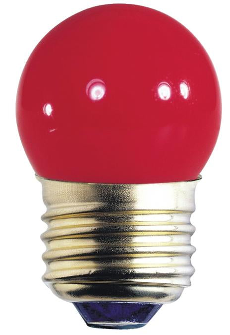 Westinghouse 7.5S11/R | 7.5W S11 Incandescent Red E26 Base 120V Card