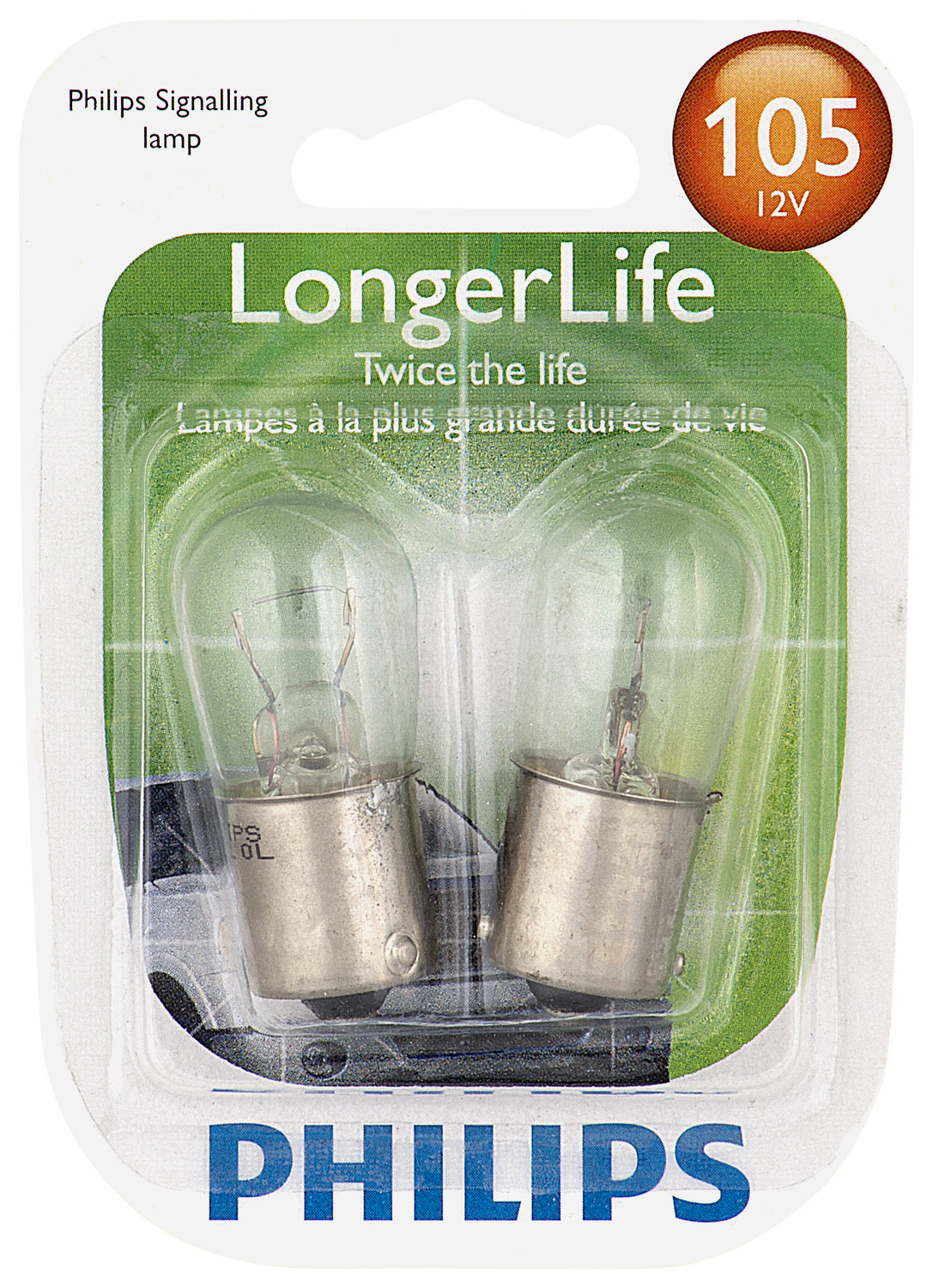 105LL Long Life Bulb (2 Pack) | Philips 105LLB2