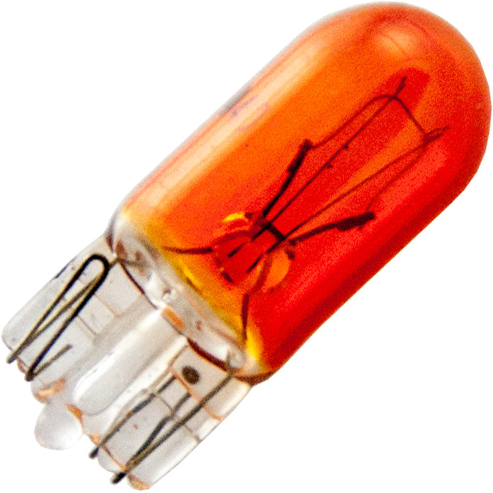 CEC 194A | 3.78W 14V Transparent Amber T3 1/4 Mini Wedge Base Bulb