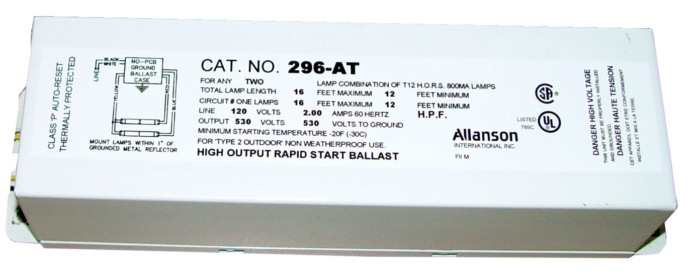 Allanson - 296-AT|allanson Ballast