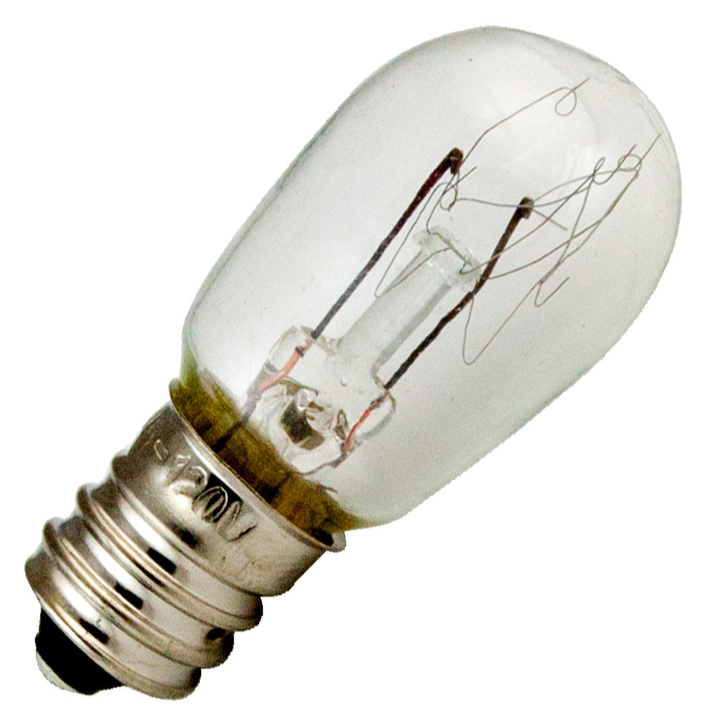 3S6/5 Bulb 120V .025A S6 Incandescent Candelabra Screw Base