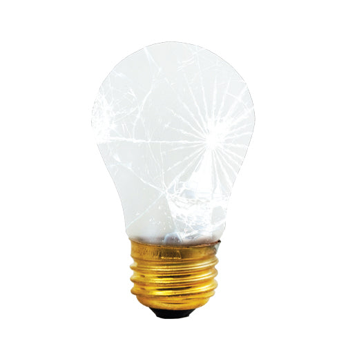 Bulbrite 40A15/TF 40W Shatter Resistant A15 Bulb - E26 Base - Frost - Tough Coat