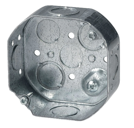 Iberville Octagonal Box 54151-K 1-1/2 In. Deep KO