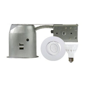 Standard - 4" Recessed LED Downlight Kit - Gimbal Trim - 7W PAR20 LED