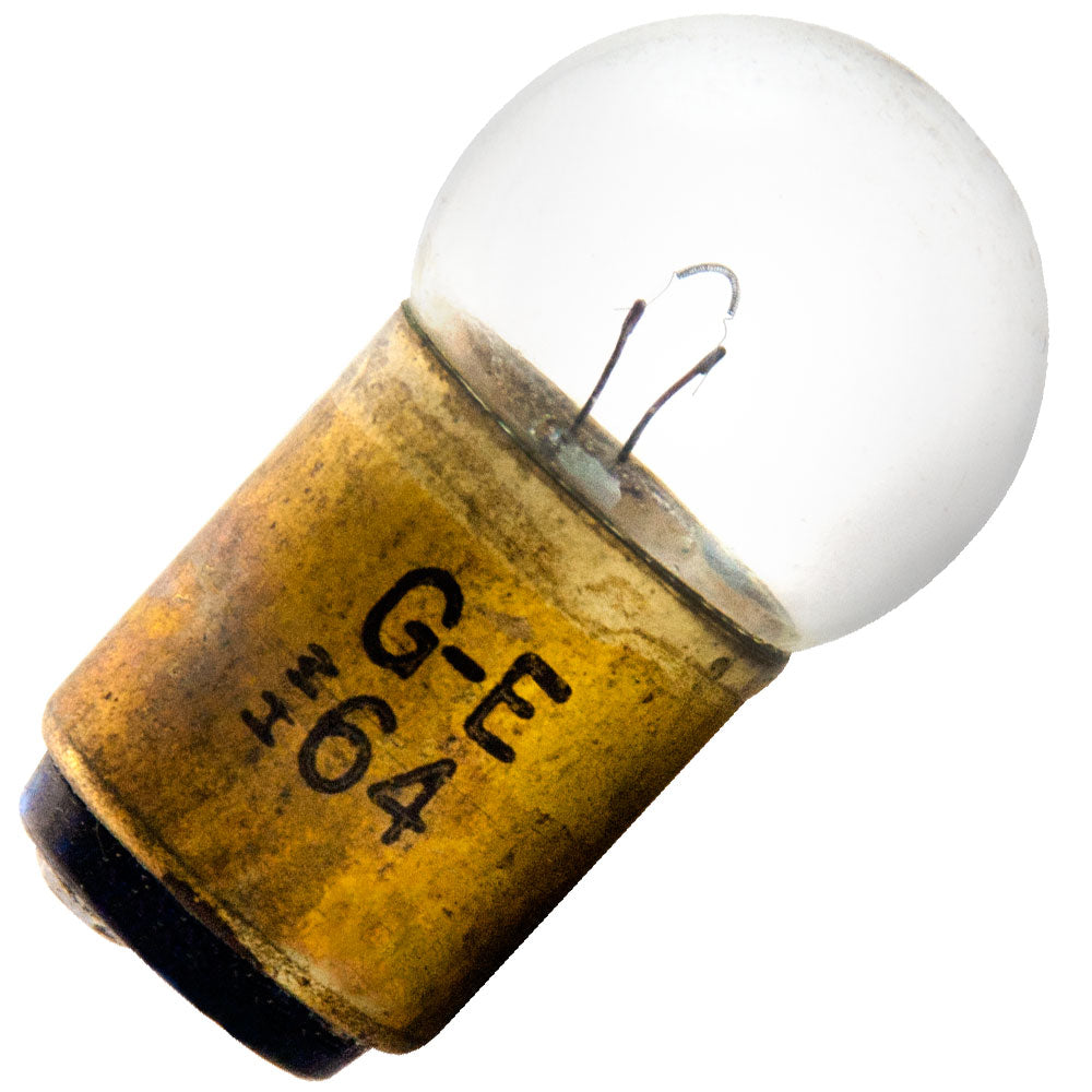 64 Bulb | 0.63 Amp, 7 Volt, 4.41 Watts, G6, BA15D Base