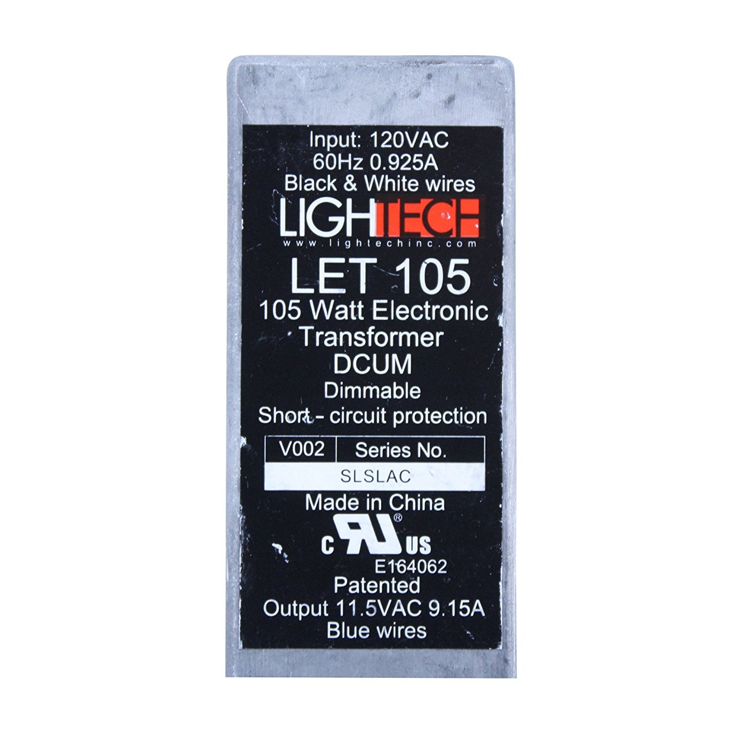 GE Lightech LET-105W-12V-RSL Electronic Transformer - AC - Dimming