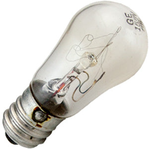 6S6/155 Bulb 6W 155V S6 Clear Incandescent Candelabra Screw Base