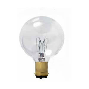 75W 120V G16.5 Incandescent - Globe - Double Contact Bayonet Base