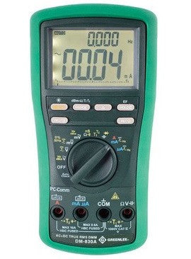 GREENLEE DM-830A AC/DC TRUE RMS DIGITAL MULTIMETER