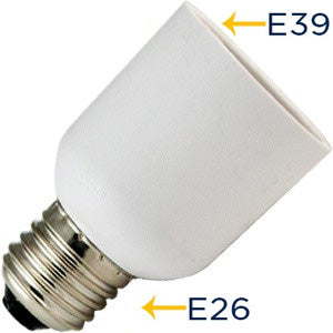 Converts E26 Medium Socket to E39 Mogul Socket