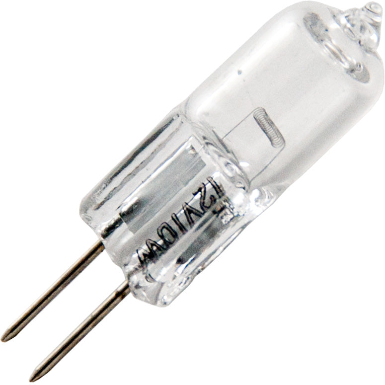 Standard - 10W 12V JC Halogen - Bipin Base - Clear