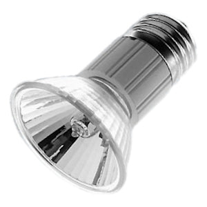 Ushio JDR120V-75W/FG/E26 - 75W 120V MR16 Halogen - Narrow Flood - Medium Screw Base - Front Glass