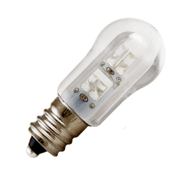 LED S6 CLEAR .6W CAN BASE 130V