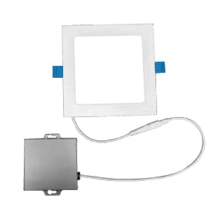 Standard - 9W LED Downlight - 4" Square - Low Profile - Halogen-White