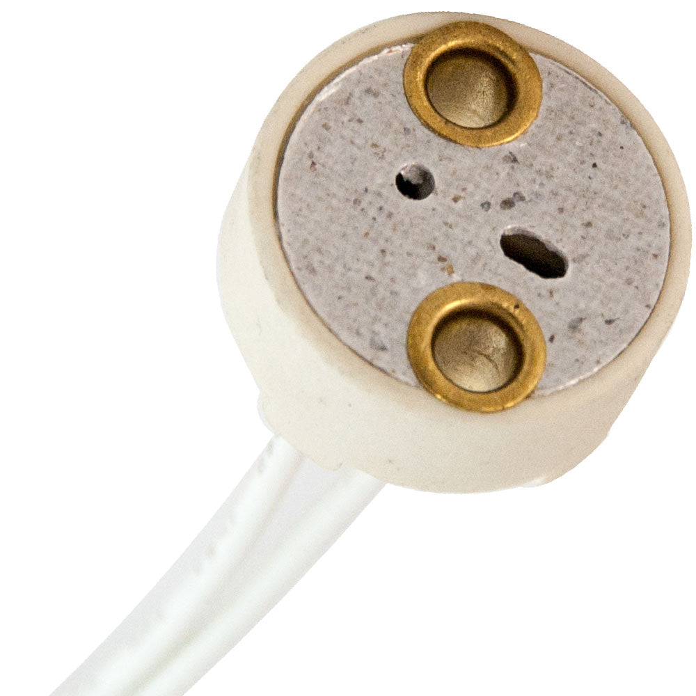 G4 Base Halogen Socket With 6" Leads