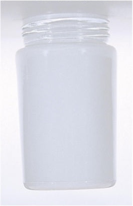 Satco 50-332 6" White Glass Cylinder 3-1/4" D 3-11/64" Fitter 6-1/4" H Sprayed White Inside