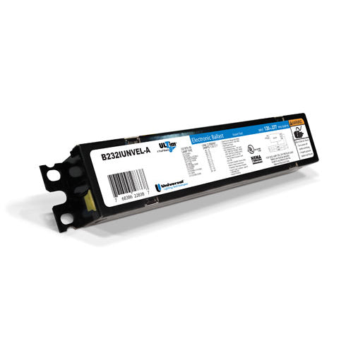 Universal B259IUNVHE-A010C - F96T8 Electronic Ballast - Instant Start - Low BF - 2 Lamp