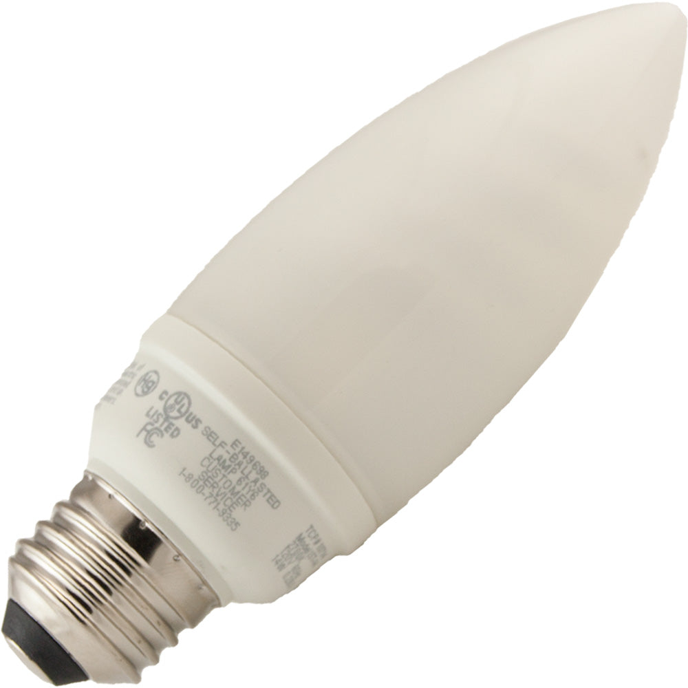 14W CFL Bulb | Decorative 2700K Medium Base 60W Equal