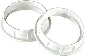 Westinghouse 7000100 | 2 Aluminum Shade Rings for Medium Base Sockets
