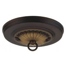 Westinghouse 7005000 | Traditional Canopy Kit w/ Center Hole Oil Rubbed Bronze Finish