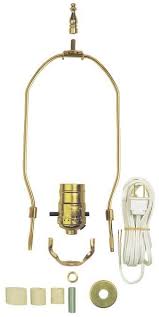 Westinghouse 7026600 | Make-A-Lamp Electric Bottle Adapter Kit Polished Brass Finish