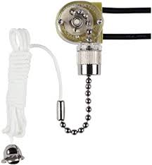 Westinghouse 7702200 | Fan Light Switch w/ Chrome Finish Pull Chain
