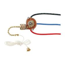 Westinghouse 7705200 | 3-Way Fan Light Switch w/ Polished Brass Finish Pull Chain