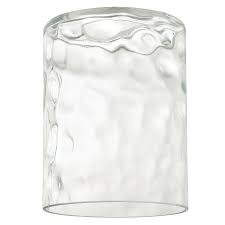 Westinghouse 8506400 | Clear Hammered Cylinder Shade