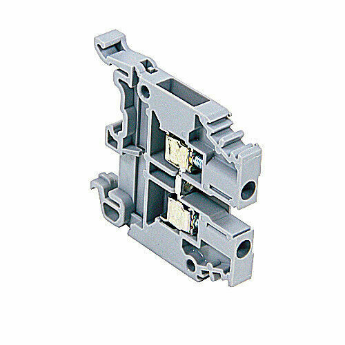 Entrelec 11511607 - M4/6 Grey Din Rail Mount Terminal Block 24-10AWG