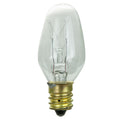 Sunlite 4 Watt C7 Night Light, Candelabra Base, Clear - 24 Pack