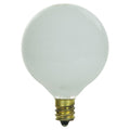 Sunlite 15 Watt G16.5 Globe, Candelabra Base, White - 25 Pack