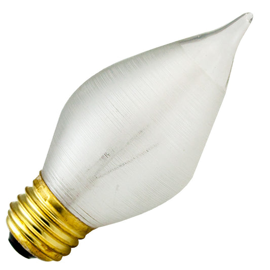Bulbrite 431025-25W SATIN GLOWESCENT C15