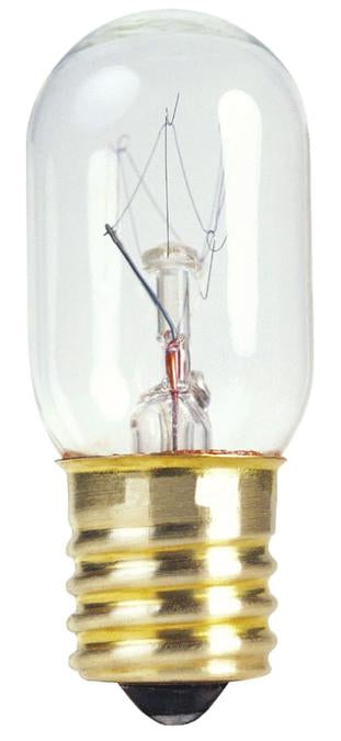 Westinghouse 15T7/IN | 15W T7 Incandescent Clear E17 (Intermediate) Base, 120 Volt, Card