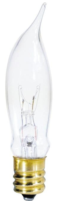 Westinghouse 7.5CA5/CB 3CD | 7.5W CA5 Incandescent Clear E12 Base 120V 3-Pack