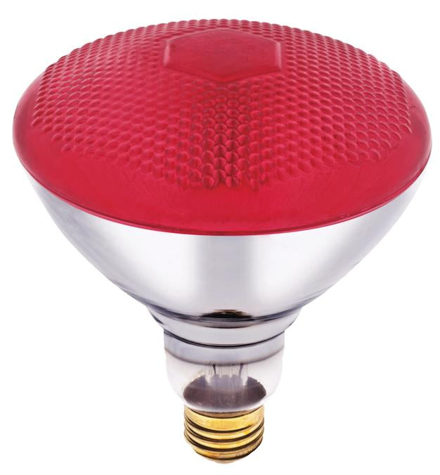 Westinghouse 100BR38/R/FL | 100W BR38 Incandescent Reflector Red Flood E26 Base 120V