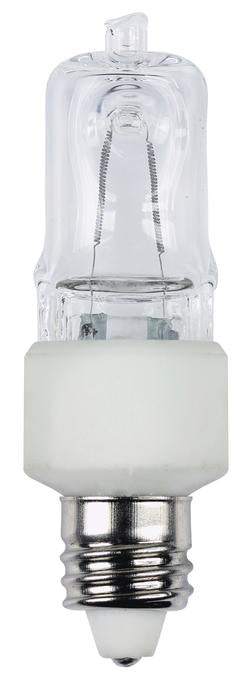 Westinghouse 50T4Q/E11 | 50W T4 Halogen Single-End Clear E11 (Mini-Can) Base 120V