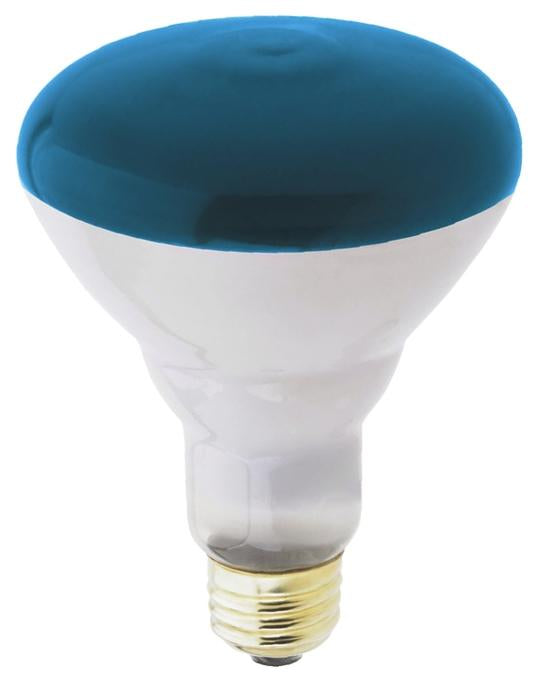 Westinghouse 75BR30/B/FL/130 | 75W BR30 Incandescent Reflector Blue Flood E26 Base 130V