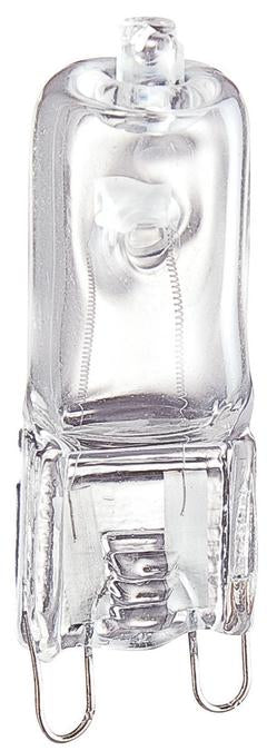 Westinghouse 60T4Q/G9/120 | 60W T4 Halogen Clear G9 Base, 120 Volt, Card