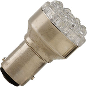 Eiko 12V Miniature LED - BAY15d Base - White Light
