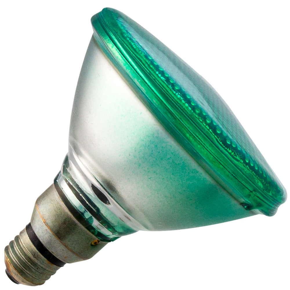 100PAR/G - 100W Incandescent Flood - Green - Medium Base