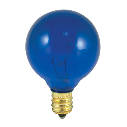Bulbrite 10G12B 10W G12 Globe - E12 Base - Transparent Blue