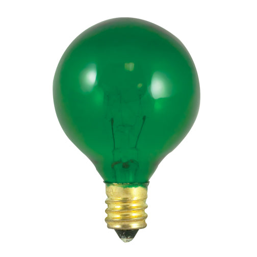 Bulbrite 10G12G 10W G12 Globe - E12 Base - Transparent Green