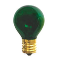 Bulbrite 10S11TG 10W Dimmable S11 Night Light Replacement Bulb - E17 Base - Transparent Green