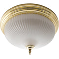 TCP 11930PB Polished Brass Dome Flush Ceiling Mount