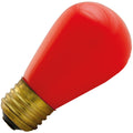 11S14/O Bulb 11W 130V S14 Incandescent Orange Medium Base