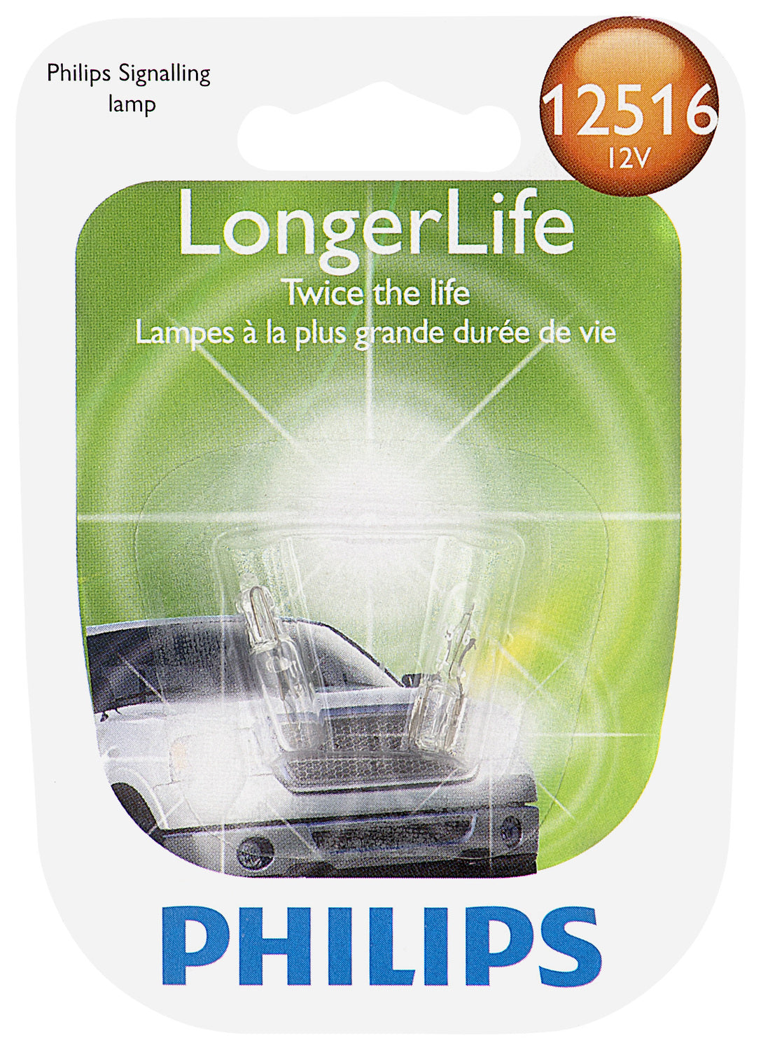 12516LL Long Life Bulb (2 Pack) | Philips 12516LLB2