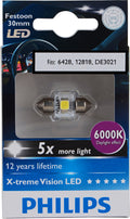 Philips 129416000KX1 | Festoon C5WLED Interior Bulb - 30MM 6000 K