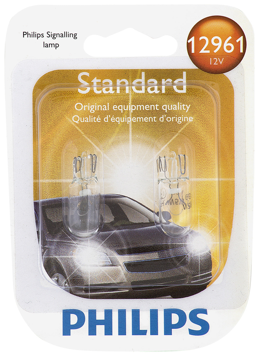 Philips 12961 Miniature Automotive Bulb- 2 Pack